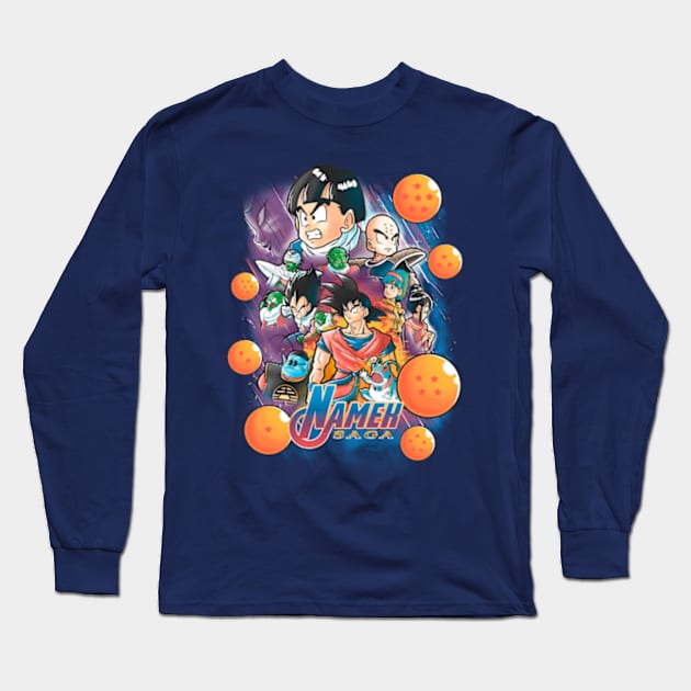 Namek saga Long Sleeve T-Shirt by Cromanart